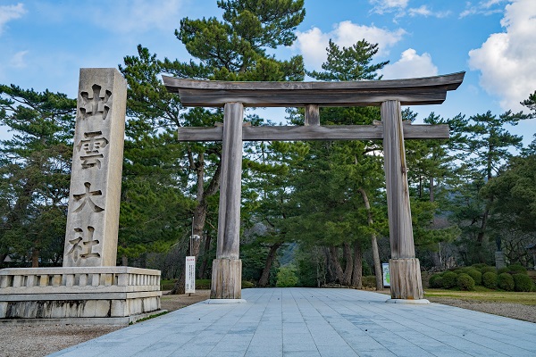 The Torii gate of Izumo Taisha.