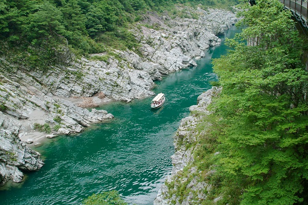 大歩危峡観光遊覧船