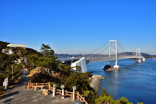 The view from the Naruto Park.