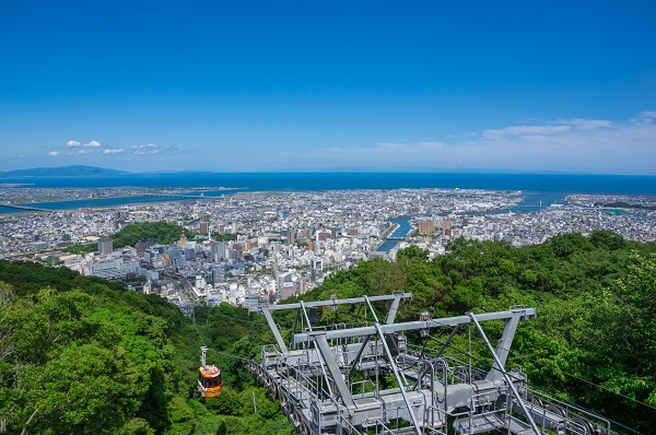 Ropeway of Mt.Bizan.