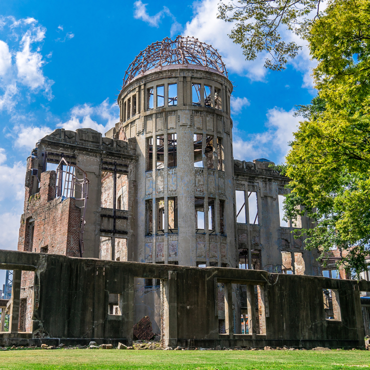 広島の原爆ドーム